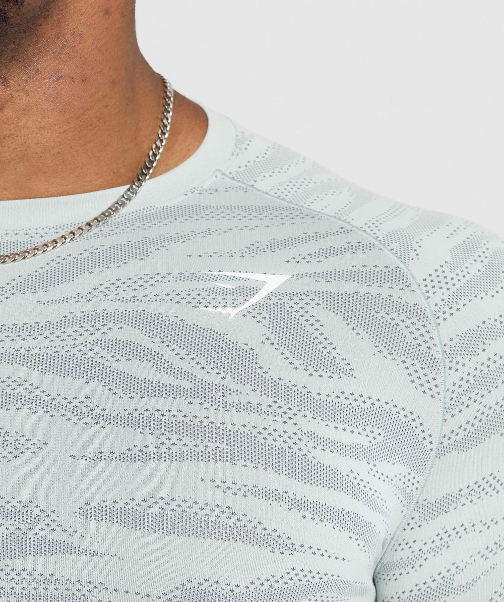Geo Animal Seamless T-Shirt - Cool Blue/Cargo Blue