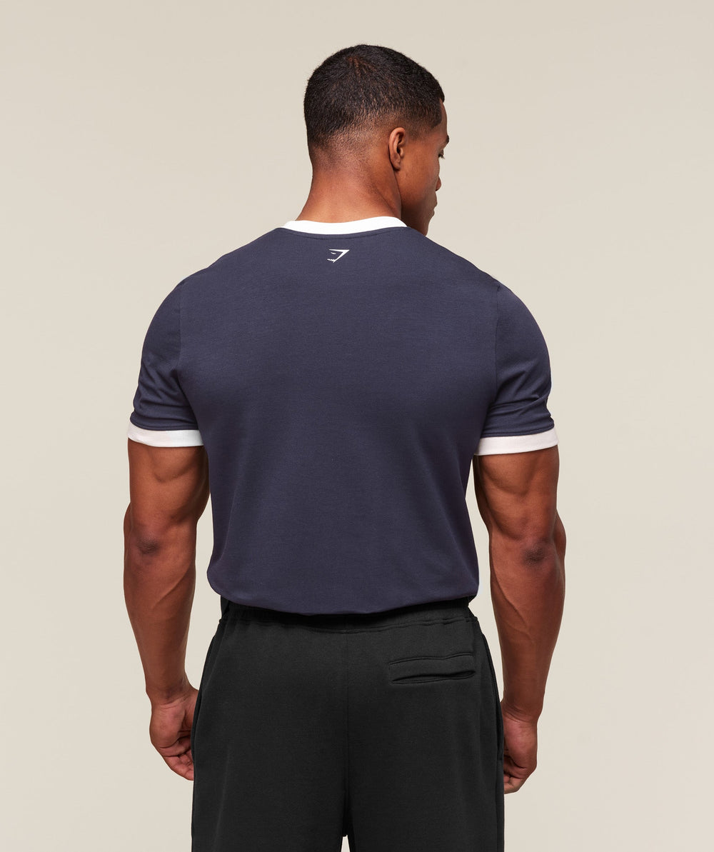 GSLC Ringer T-Shirt - Heavy Blue