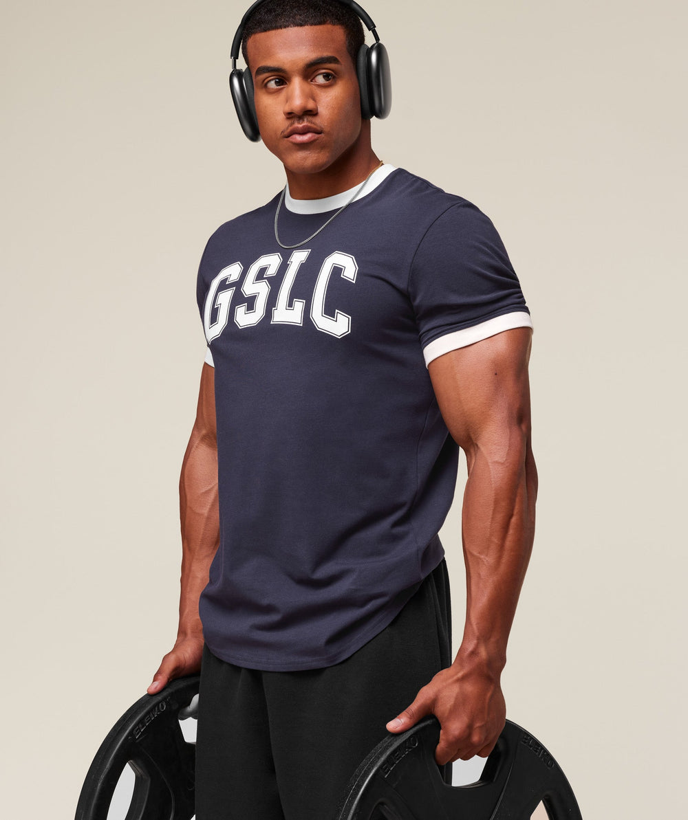 GSLC Ringer T-Shirt - Heavy Blue