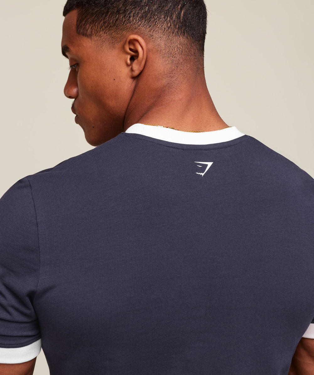 GSLC Ringer T-Shirt - Heavy Blue