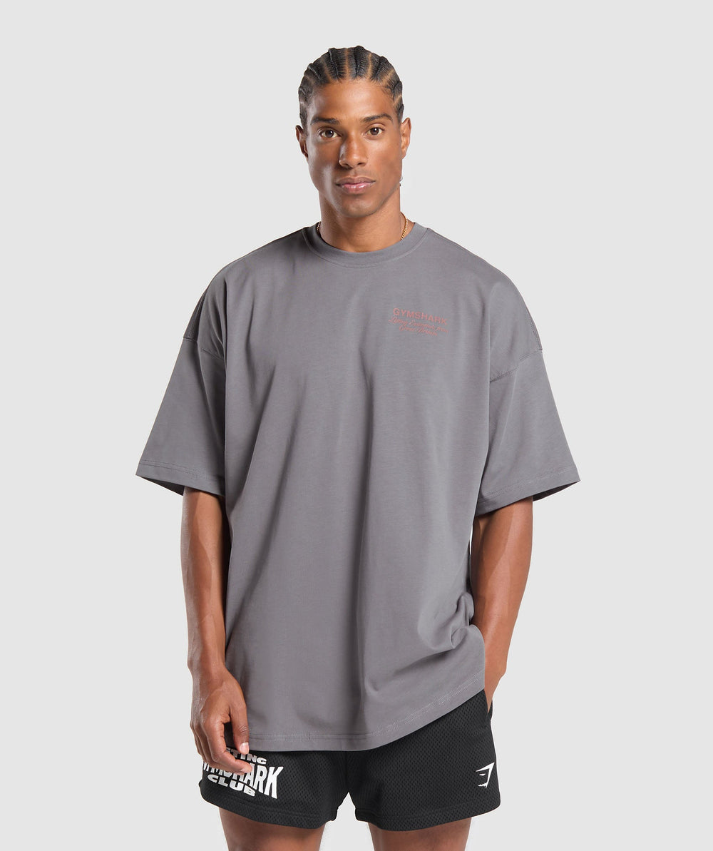British Iron T-Shirt - Brushed Grey