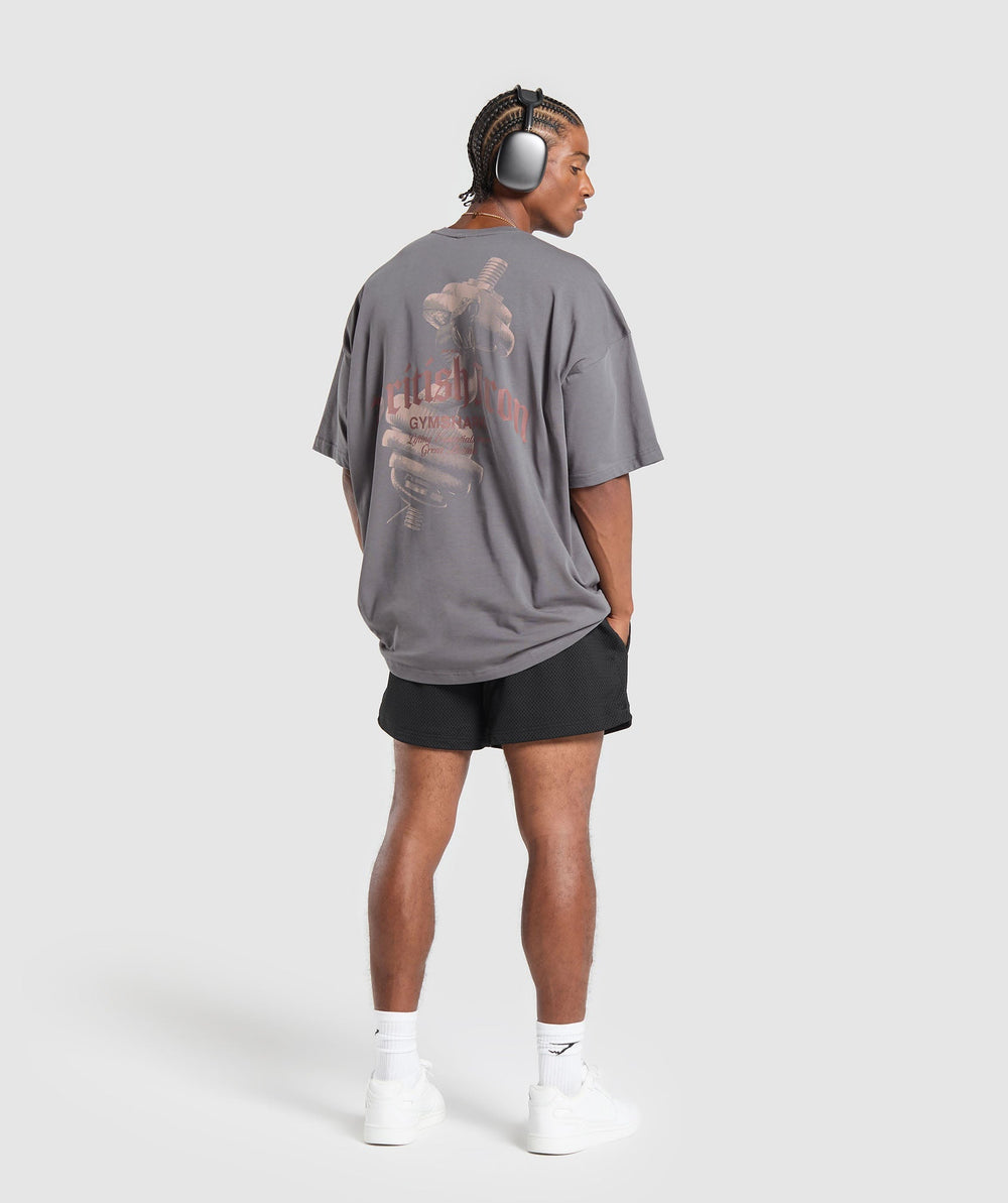 British Iron T-Shirt - Brushed Grey