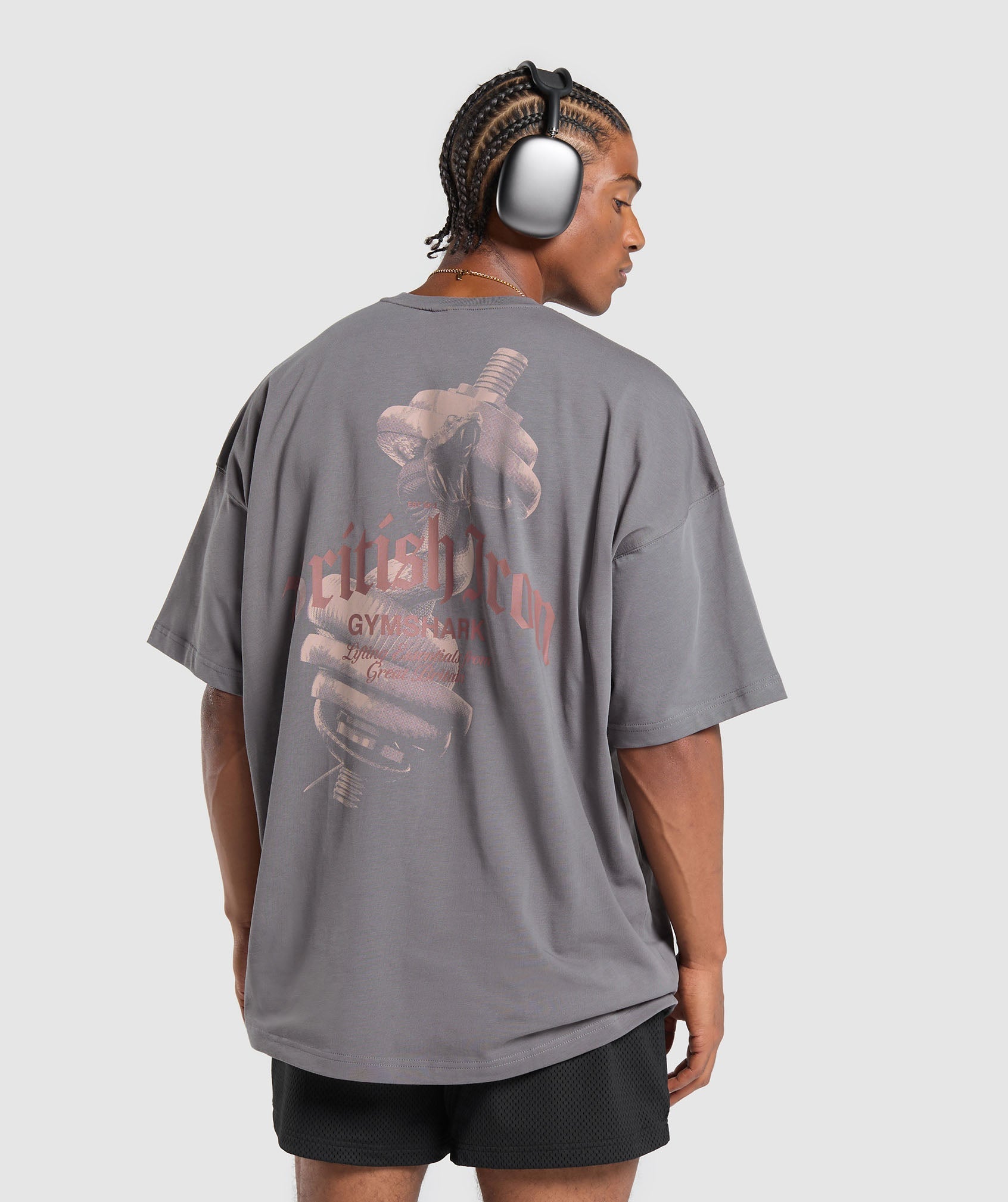 British Iron T-Shirt - Brushed Grey