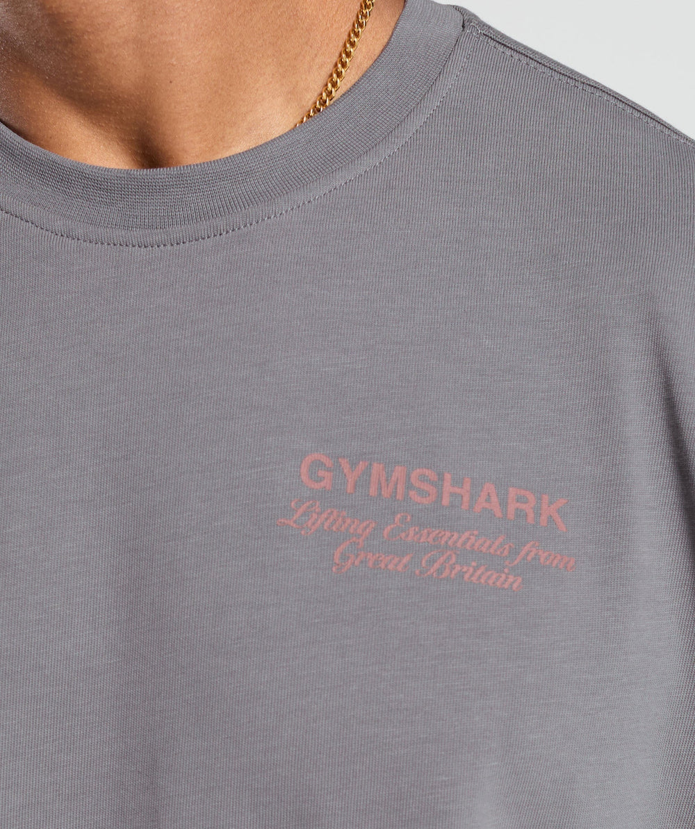 British Iron T-Shirt - Brushed Grey