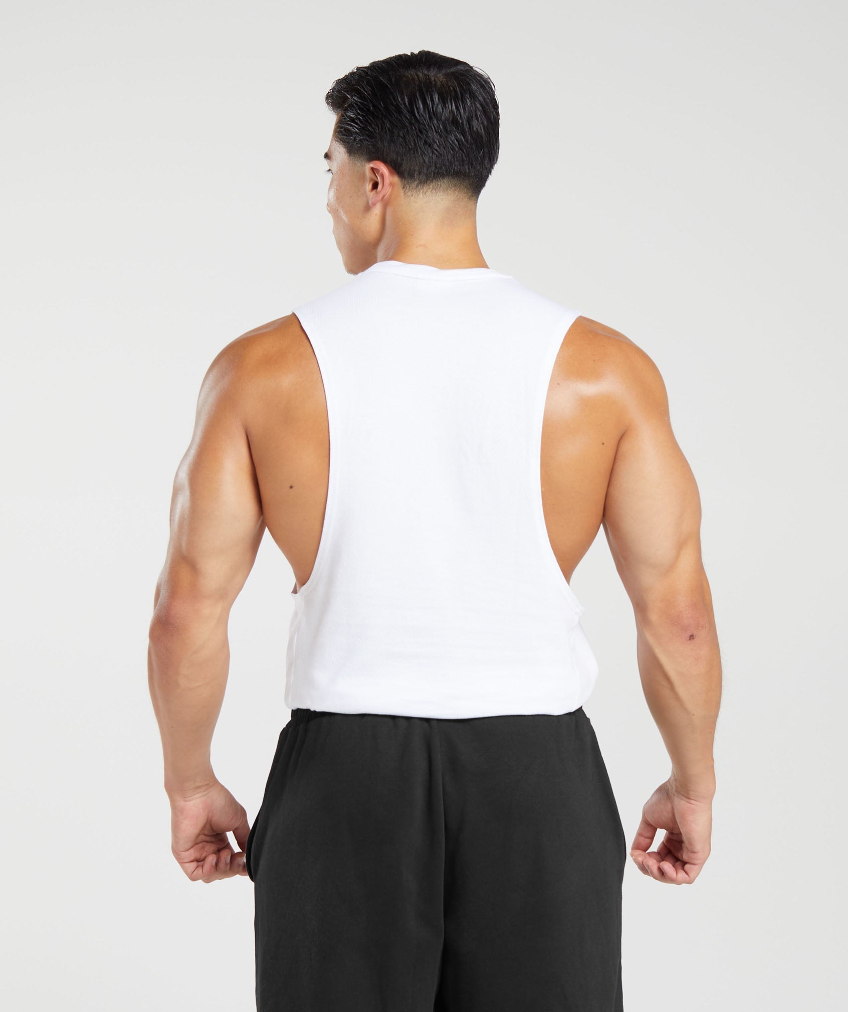 React Drop Arm Tank - White