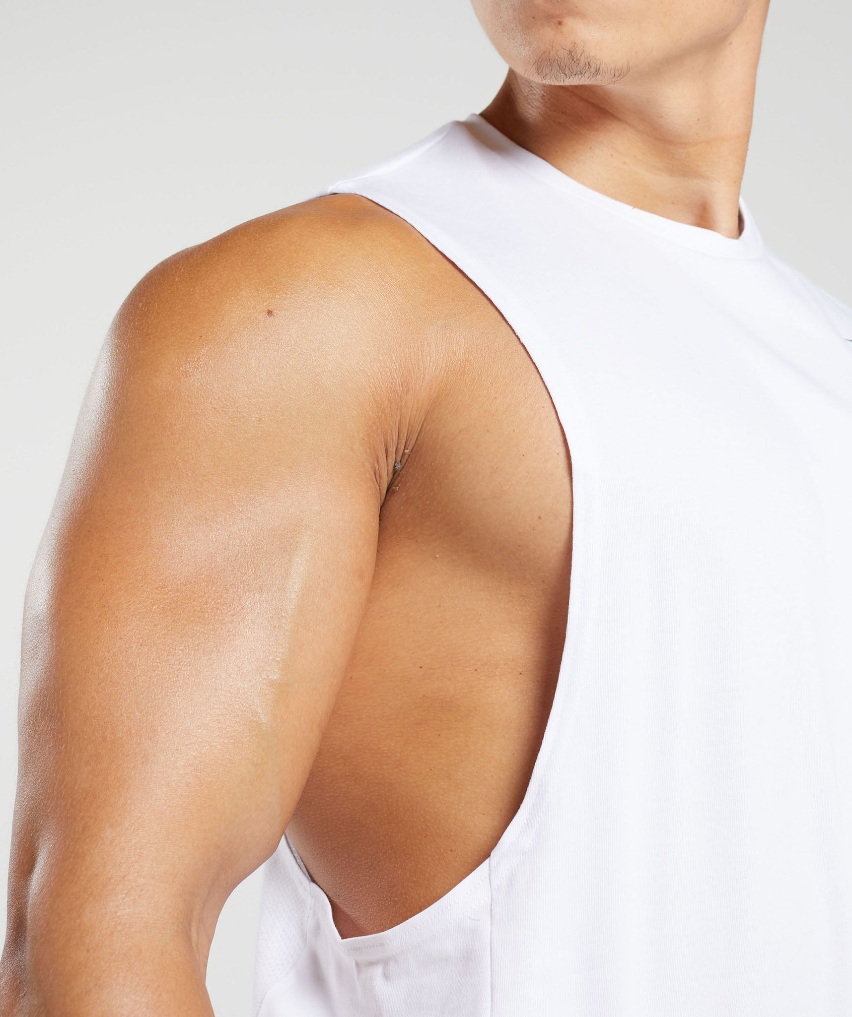 React Drop Arm Tank - White