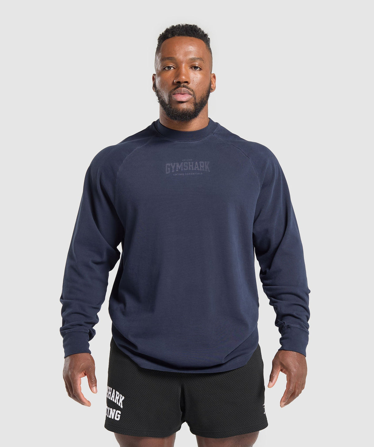 Heavyweight Long Sleeve T-Shirt  - Heavy Blue/Wash