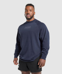 Heavyweight Long Sleeve T-Shirt  - Heavy Blue/Wash