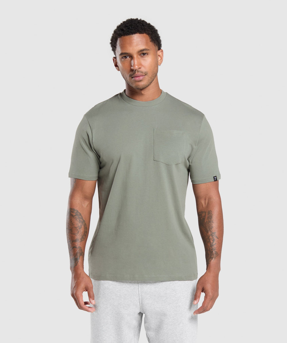 Pocket T-Shirt - Unit Green