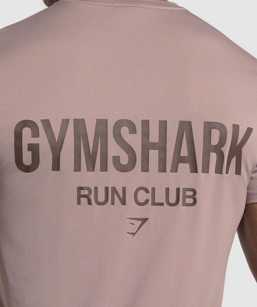 Running Dept. T Shirt - Powder Mauve