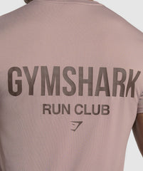 Running Dept. T Shirt - Powder Mauve