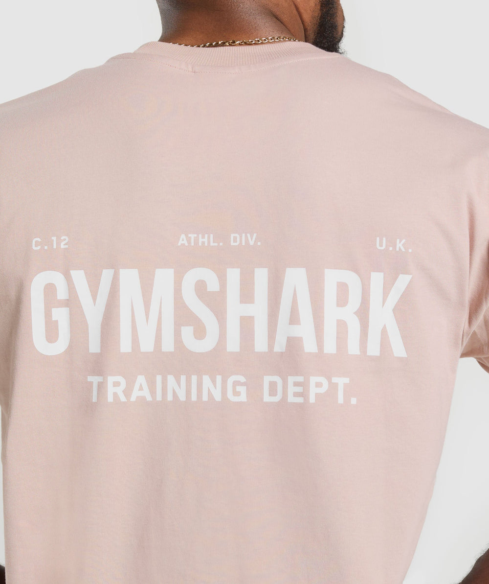 Training Dept. T-Shirt - Muted Pink