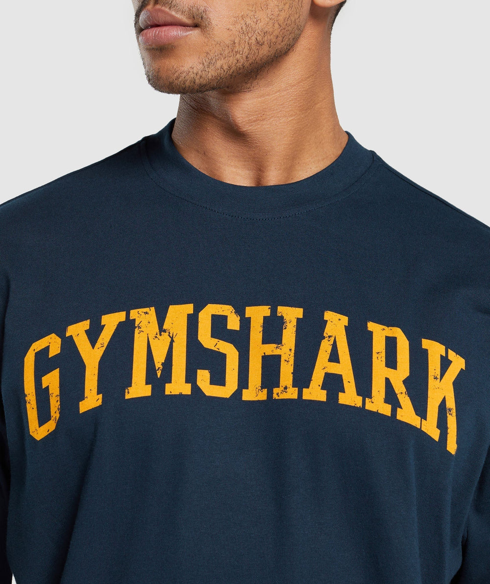 Collegiate T-Shirt - Navy