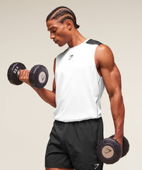 Arrival Block Tank - White