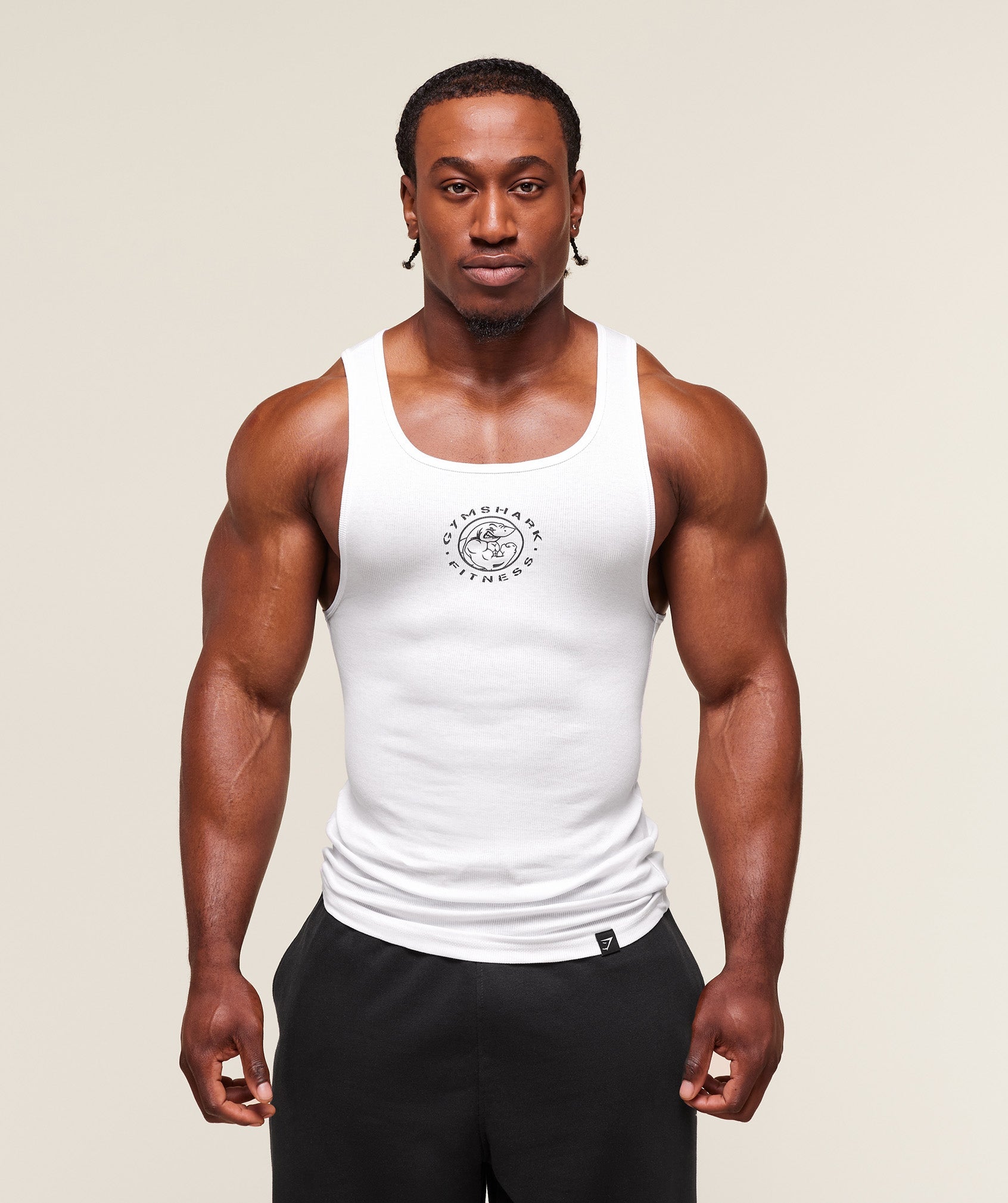 Legacy Ribbed Tank - White