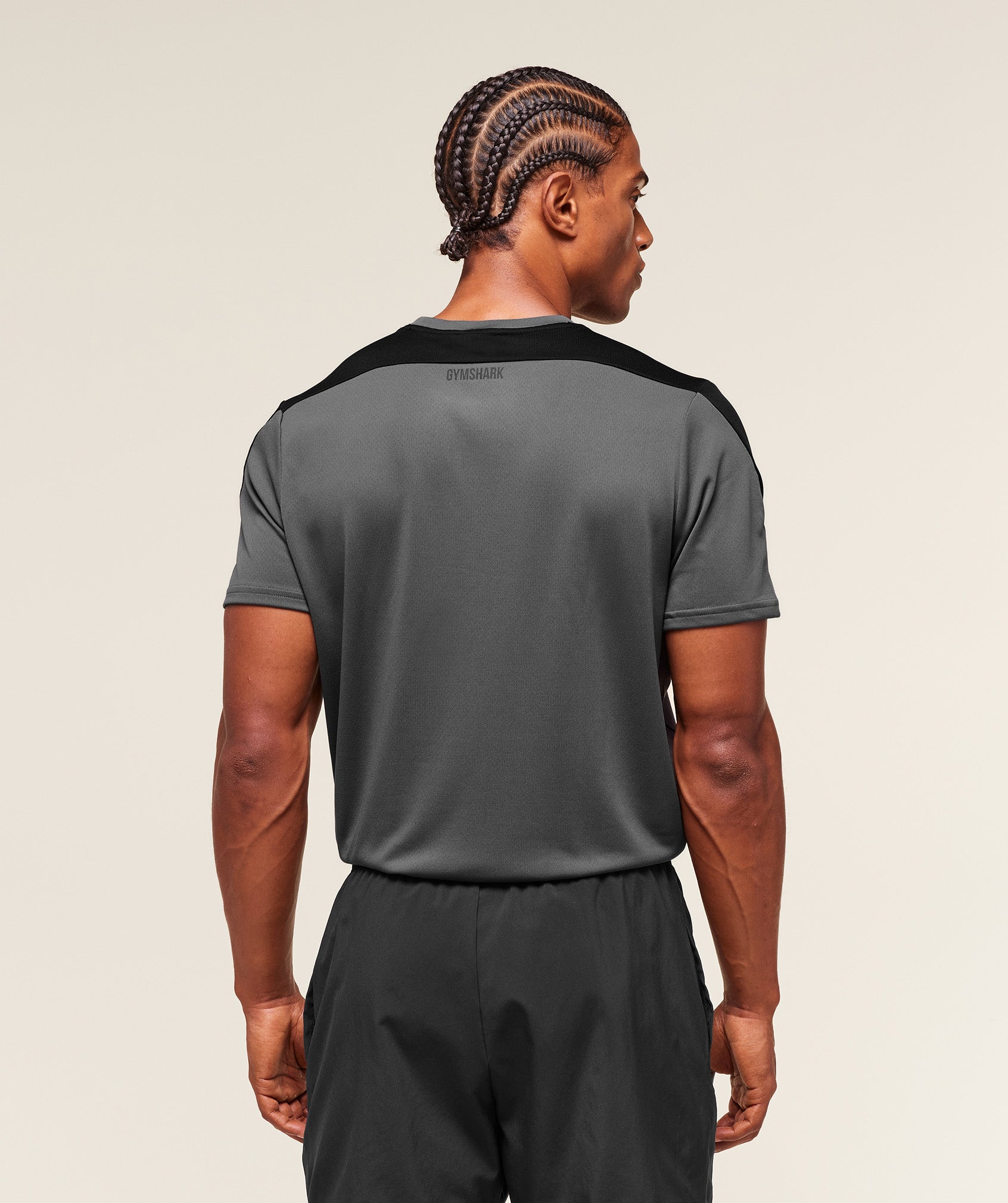 Arrival Block T-Shirt - Dark Grey