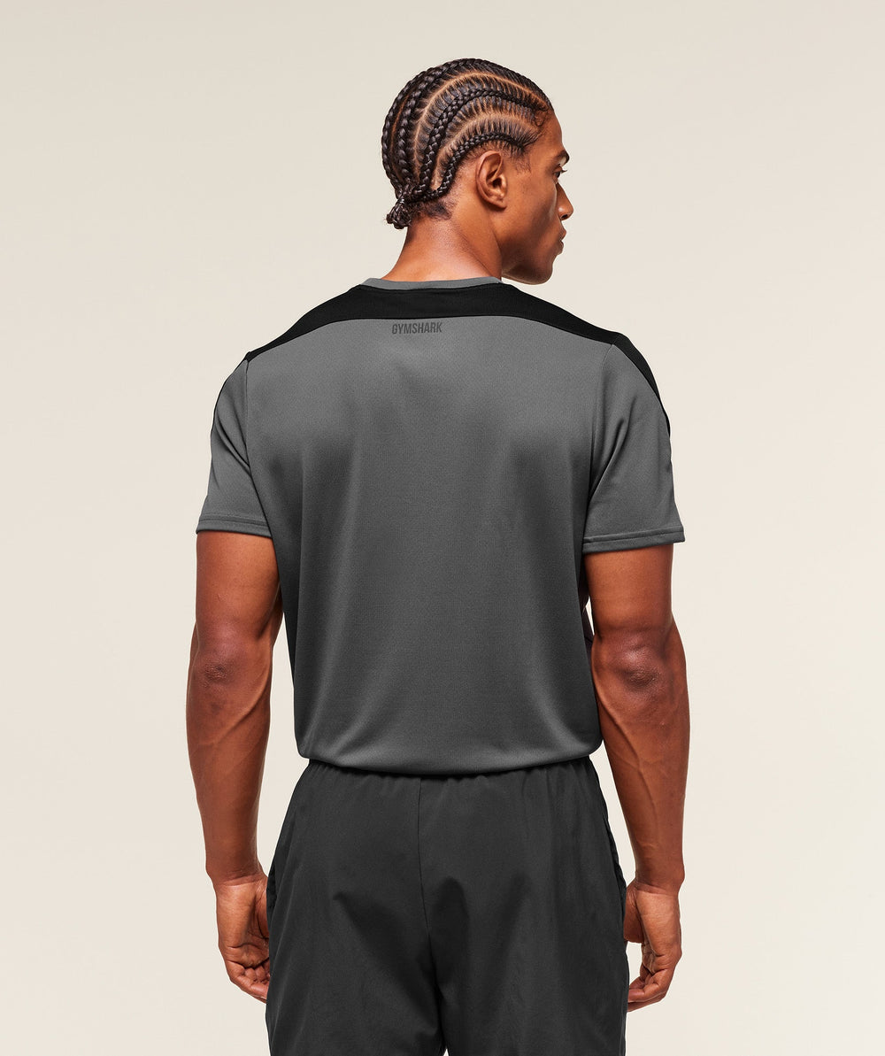 Arrival Block T-Shirt - Dark Grey