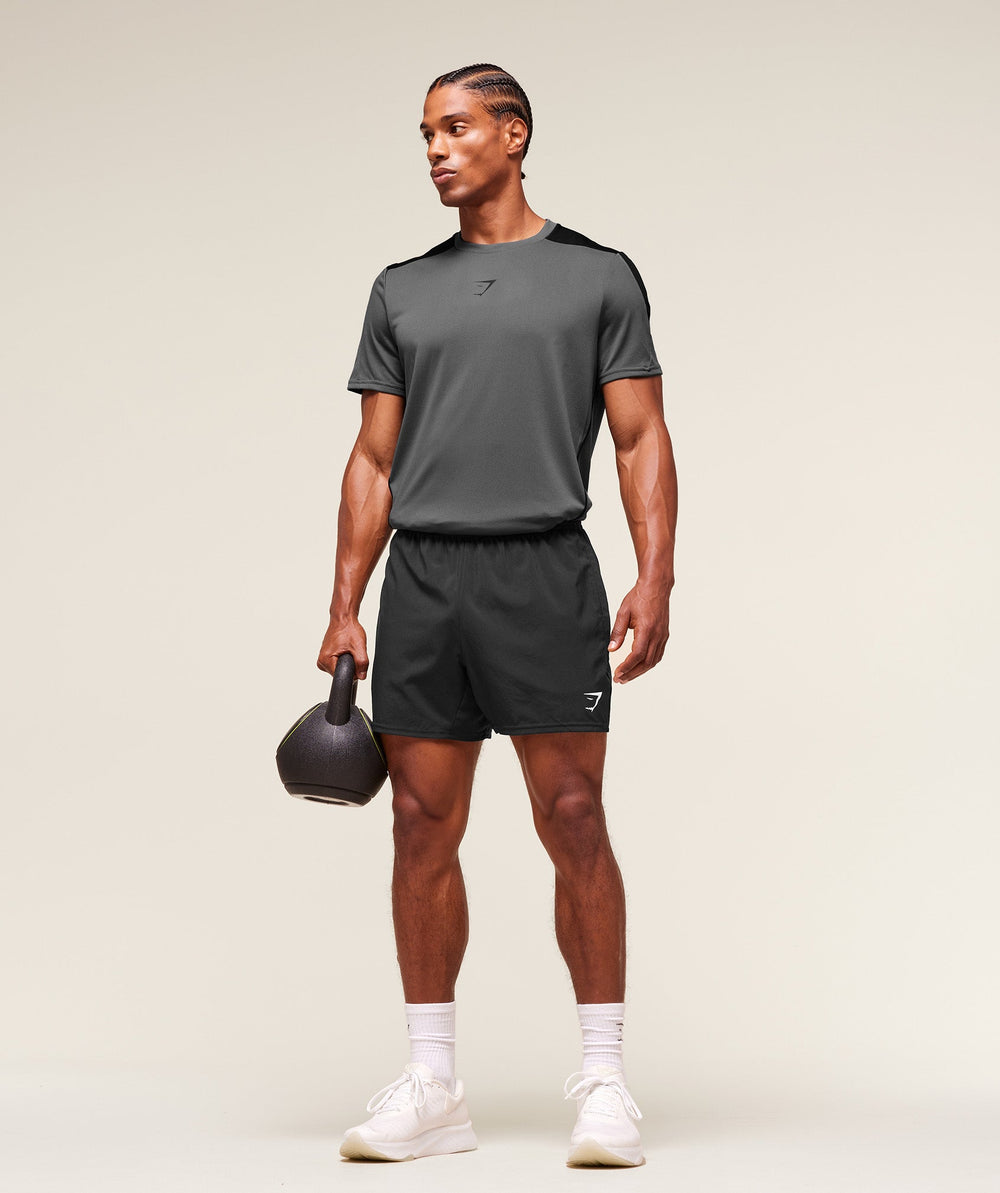 Arrival Block T-Shirt - Dark Grey
