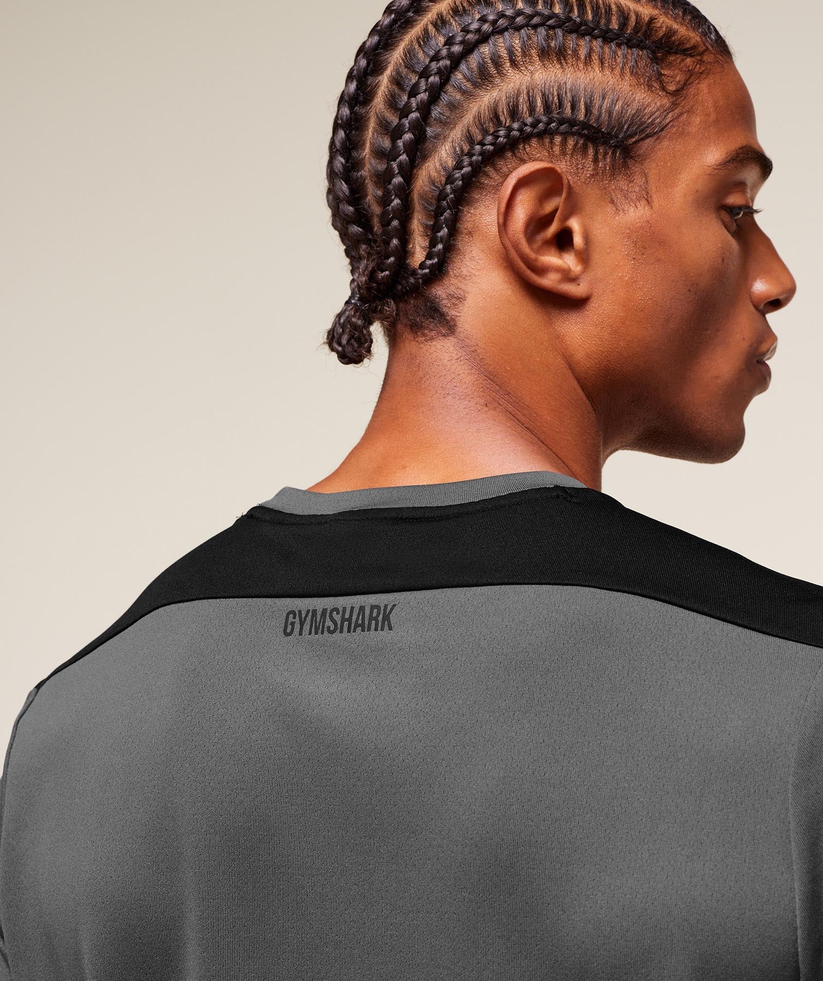 Arrival Block T-Shirt - Dark Grey