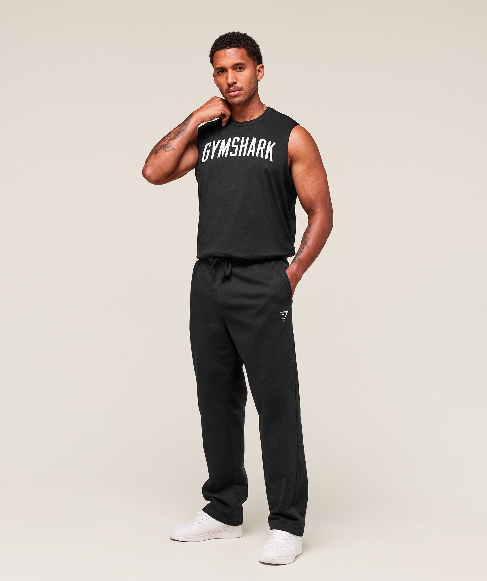 Worn Graphic Tank - Black