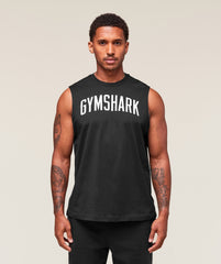 Worn Graphic Tank - Black