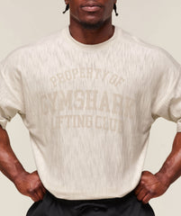 Lightweight Slub Textured T-Shirt - Oat White