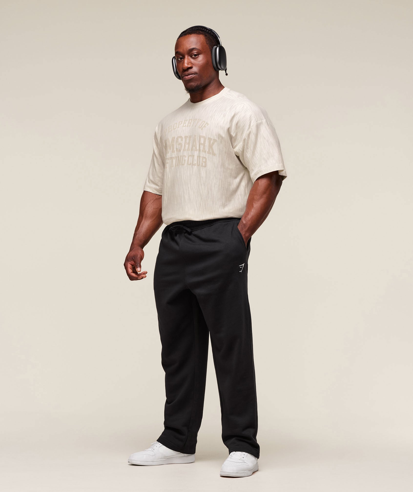 Lightweight Slub Textured T-Shirt - Oat White