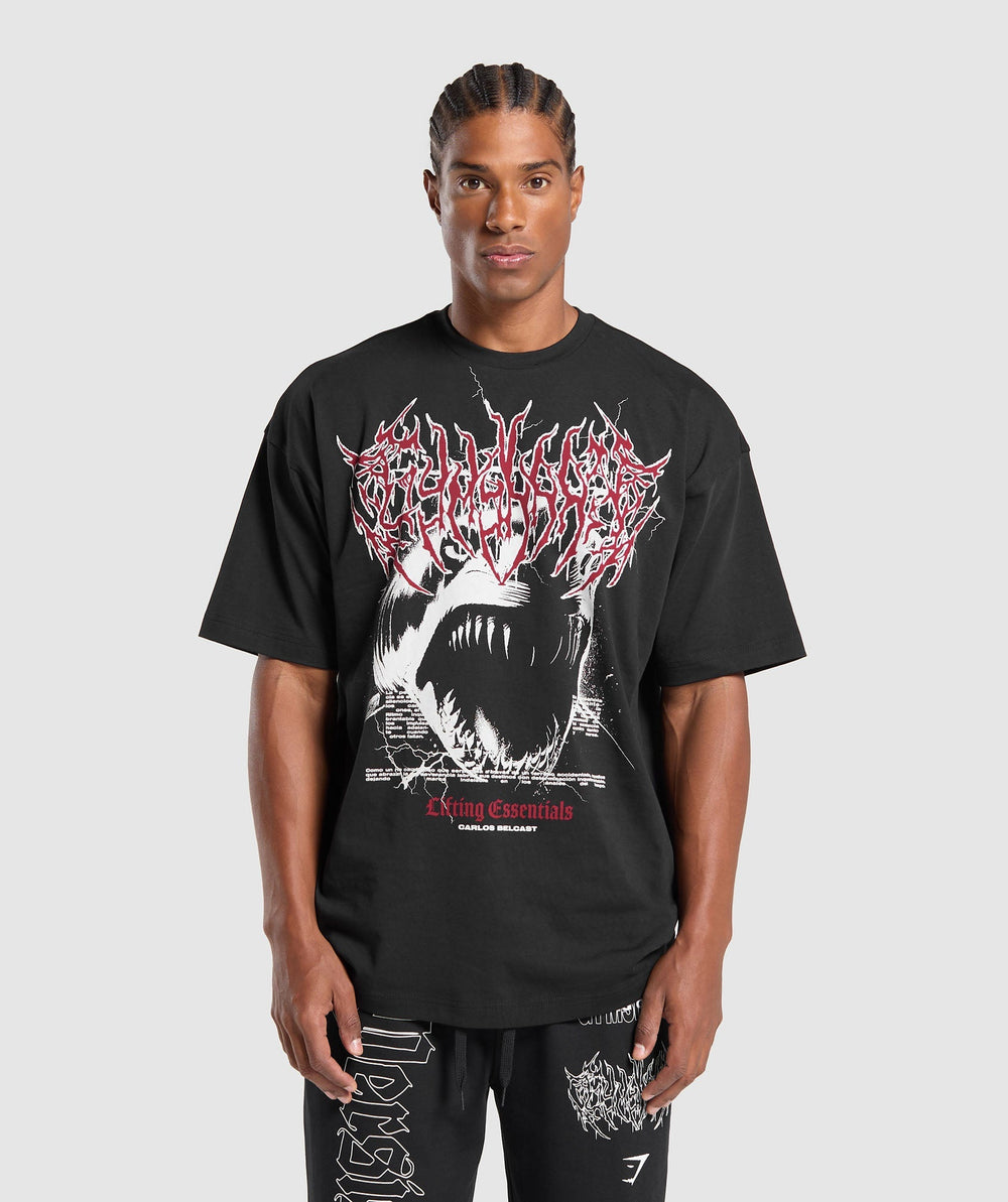Carlos Belcast x Rest Day Essential T-Shirt - Black