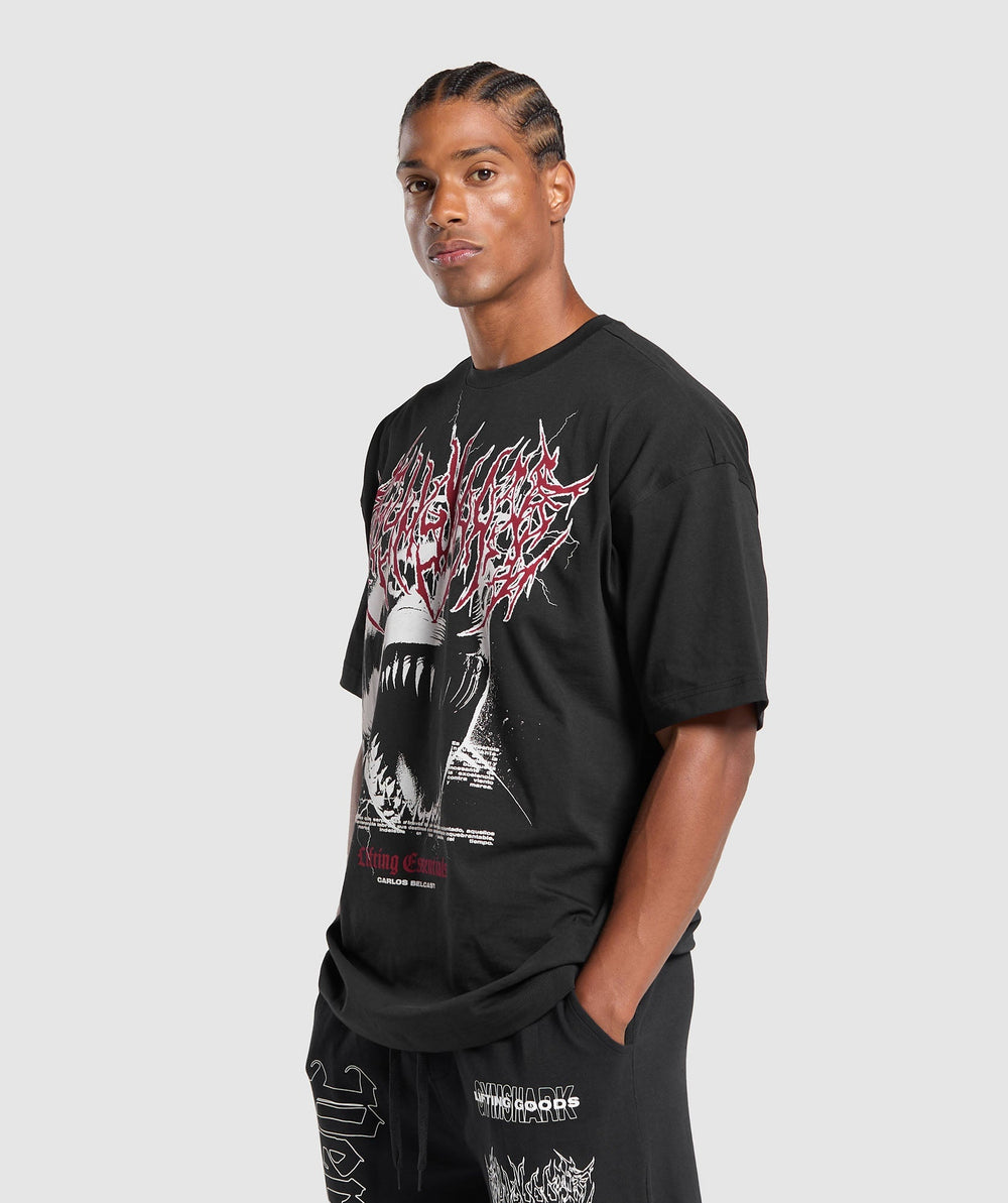 Carlos Belcast x Rest Day Essential T-Shirt - Black