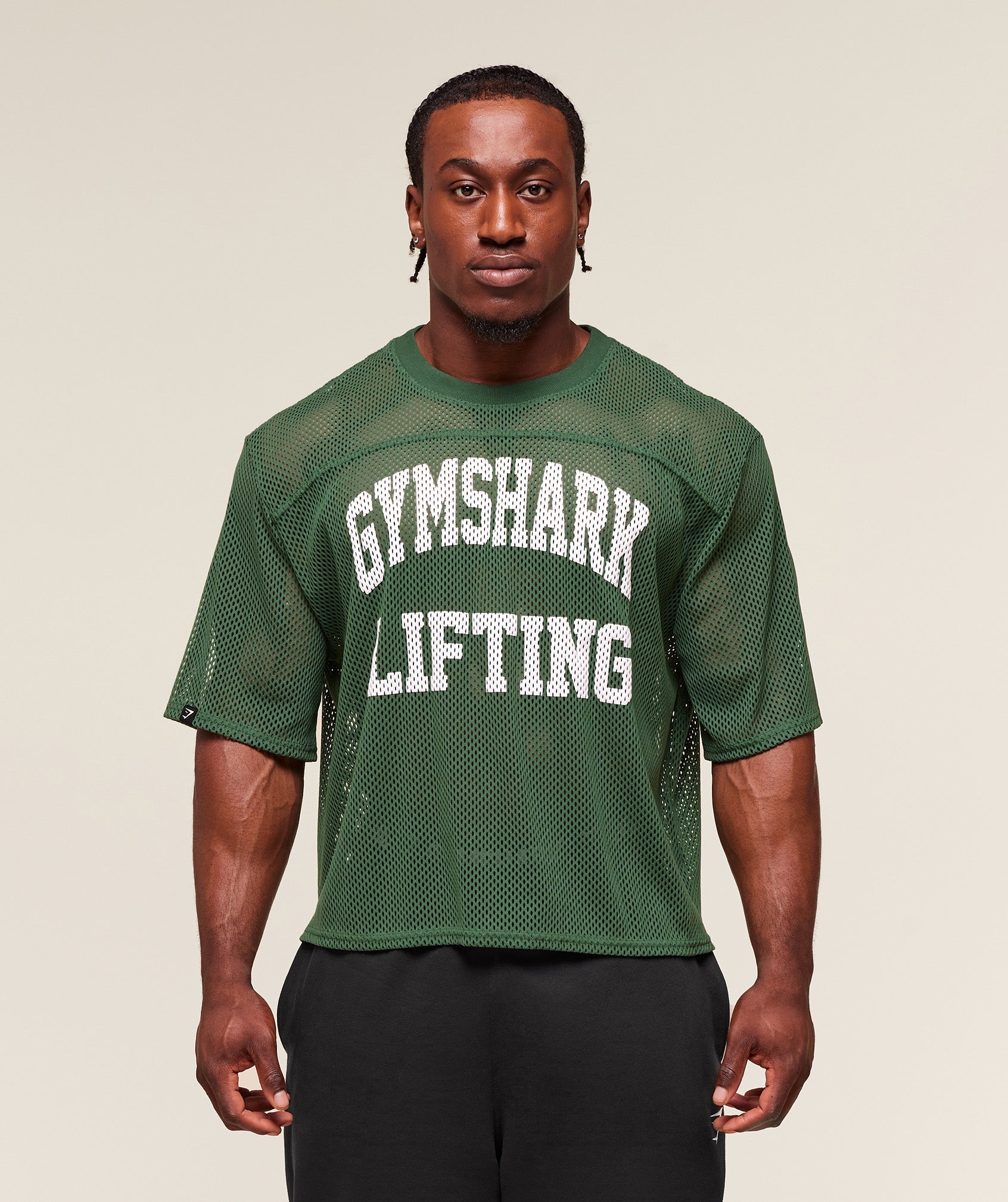 Mesh Oversized T-Shirt - Classic Green