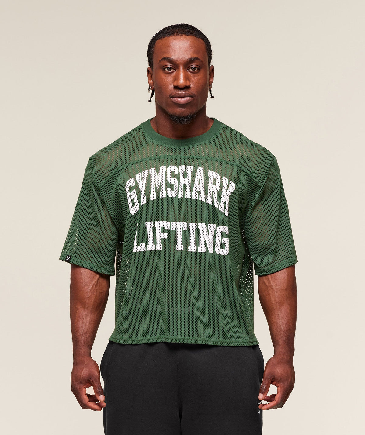 Mesh Oversized T-Shirt - Classic Green