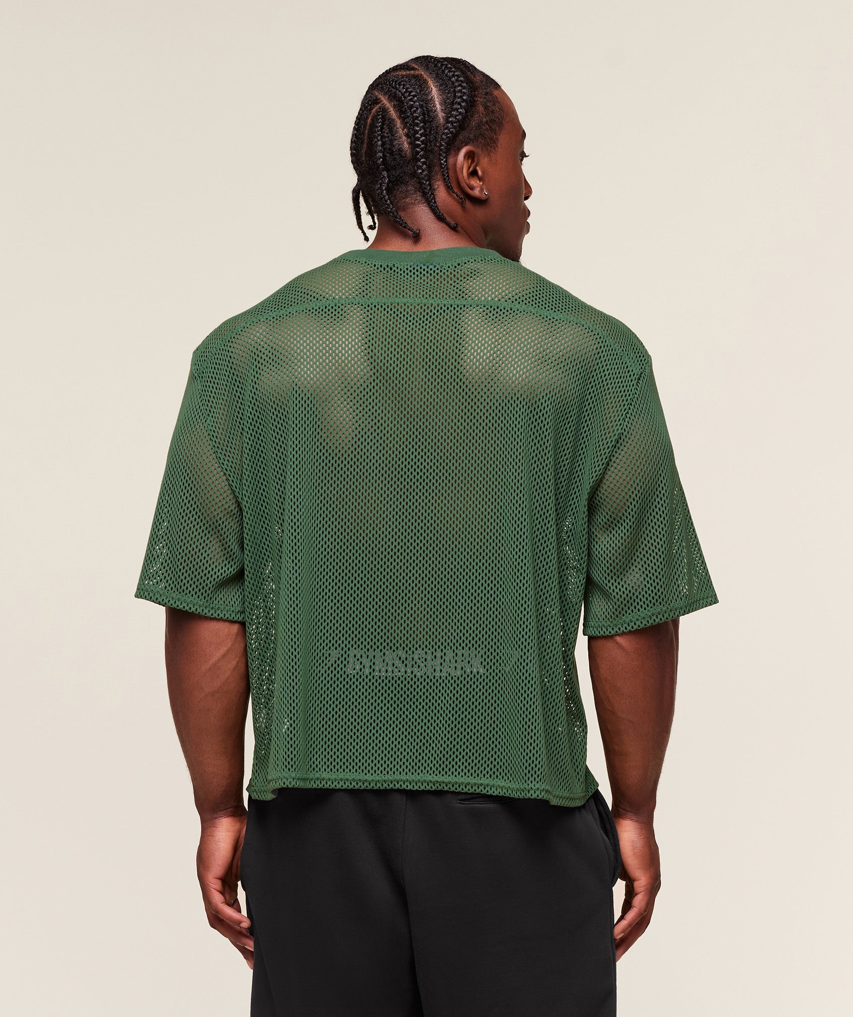 Mesh Oversized T-Shirt - Classic Green