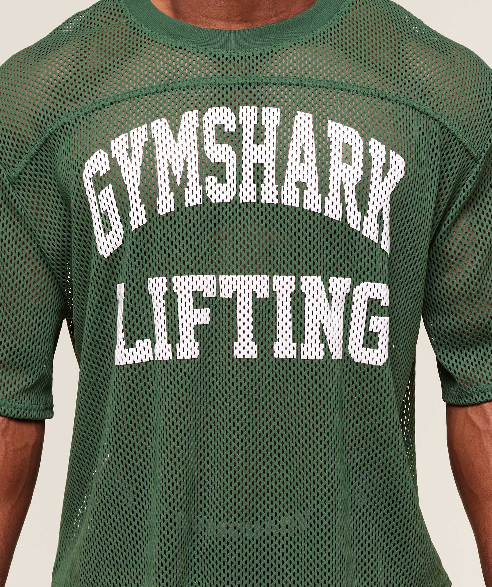 Mesh Oversized T-Shirt - Classic Green