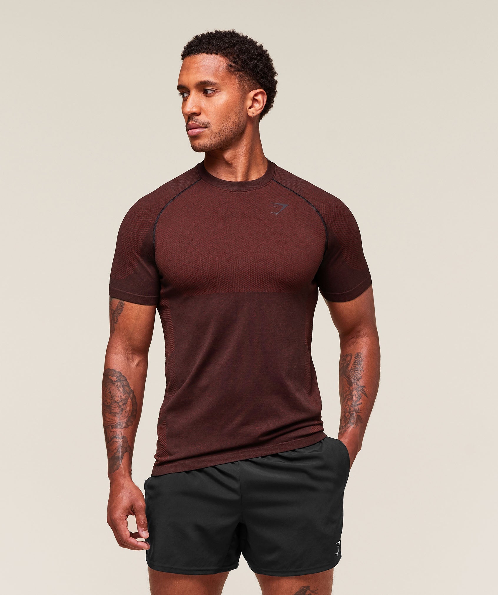 Vital T-Shirt - Black/Sets Red