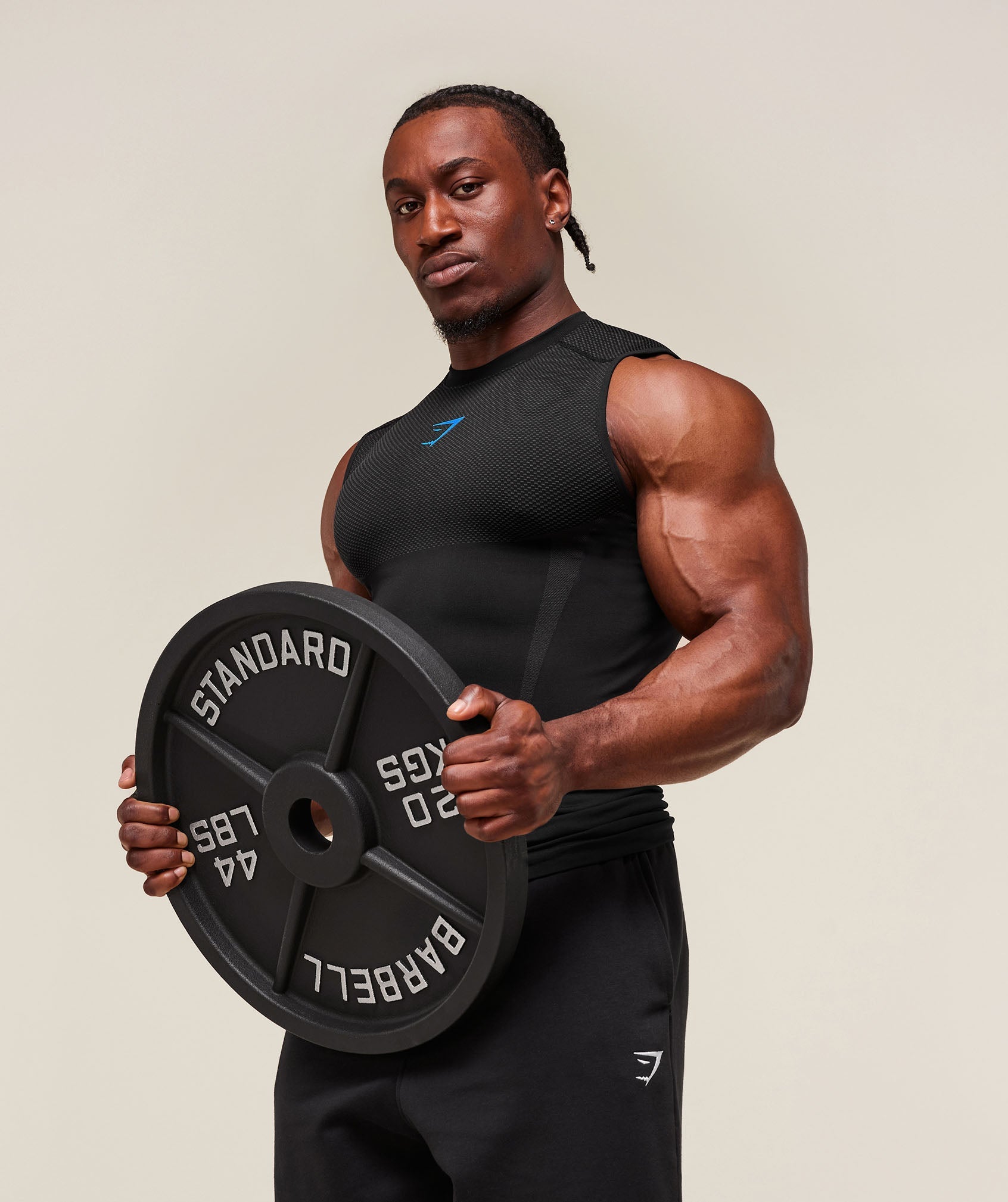 Onyx 5.0 Seamless Tank - Black/Onyx Grey