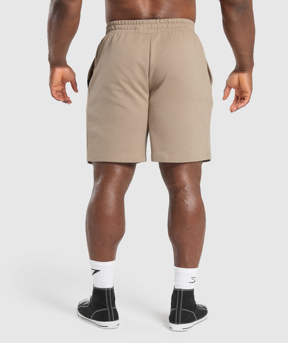 Trophy Graphic Shorts - Cement Brown