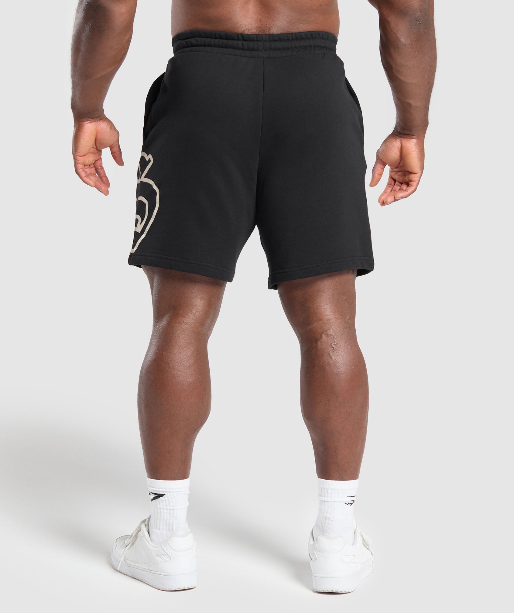 Varsity Graphic Shorts - Black