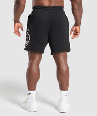 Varsity Graphic Shorts - Black