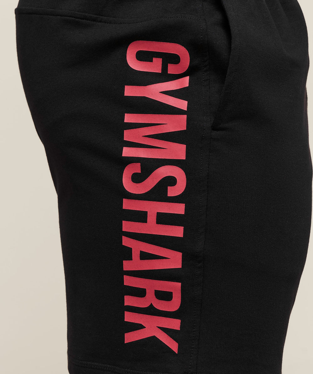 Prime 7" Shorts - Black/Vivid Red