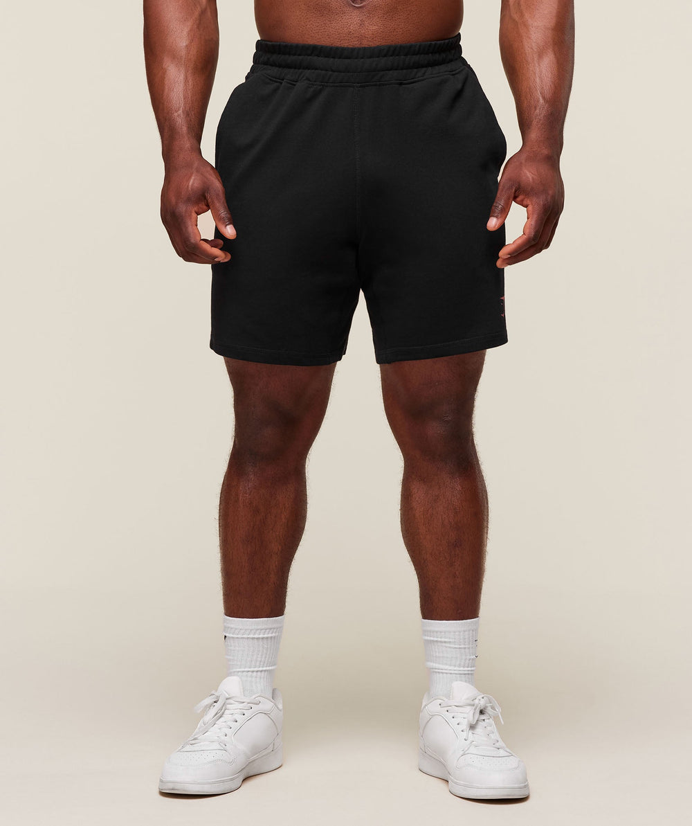 Prime 7" Shorts - Black/Vivid Red