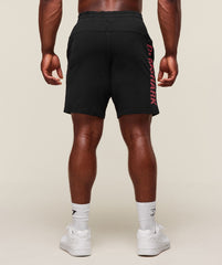 Prime 7" Shorts - Black/Vivid Red