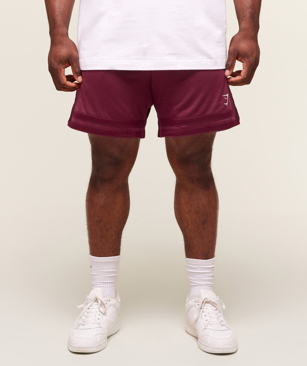 Varsity Mesh Shorts - Strong Pink