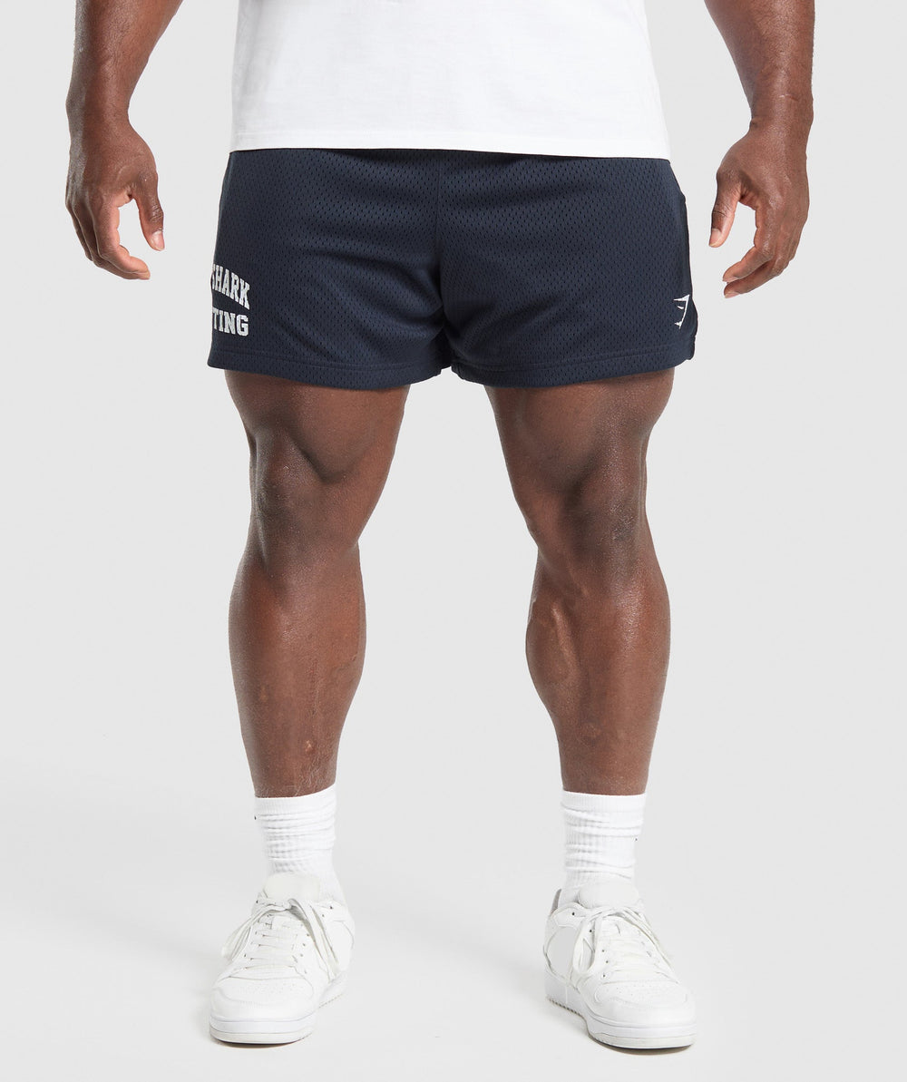 Lifting Mesh 5" Shorts - Heavy Blue