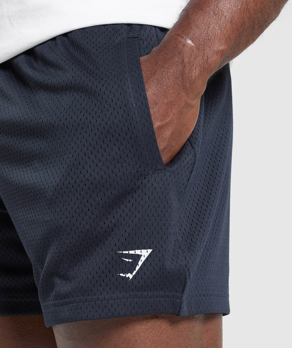 Lifting Mesh 5" Shorts - Heavy Blue