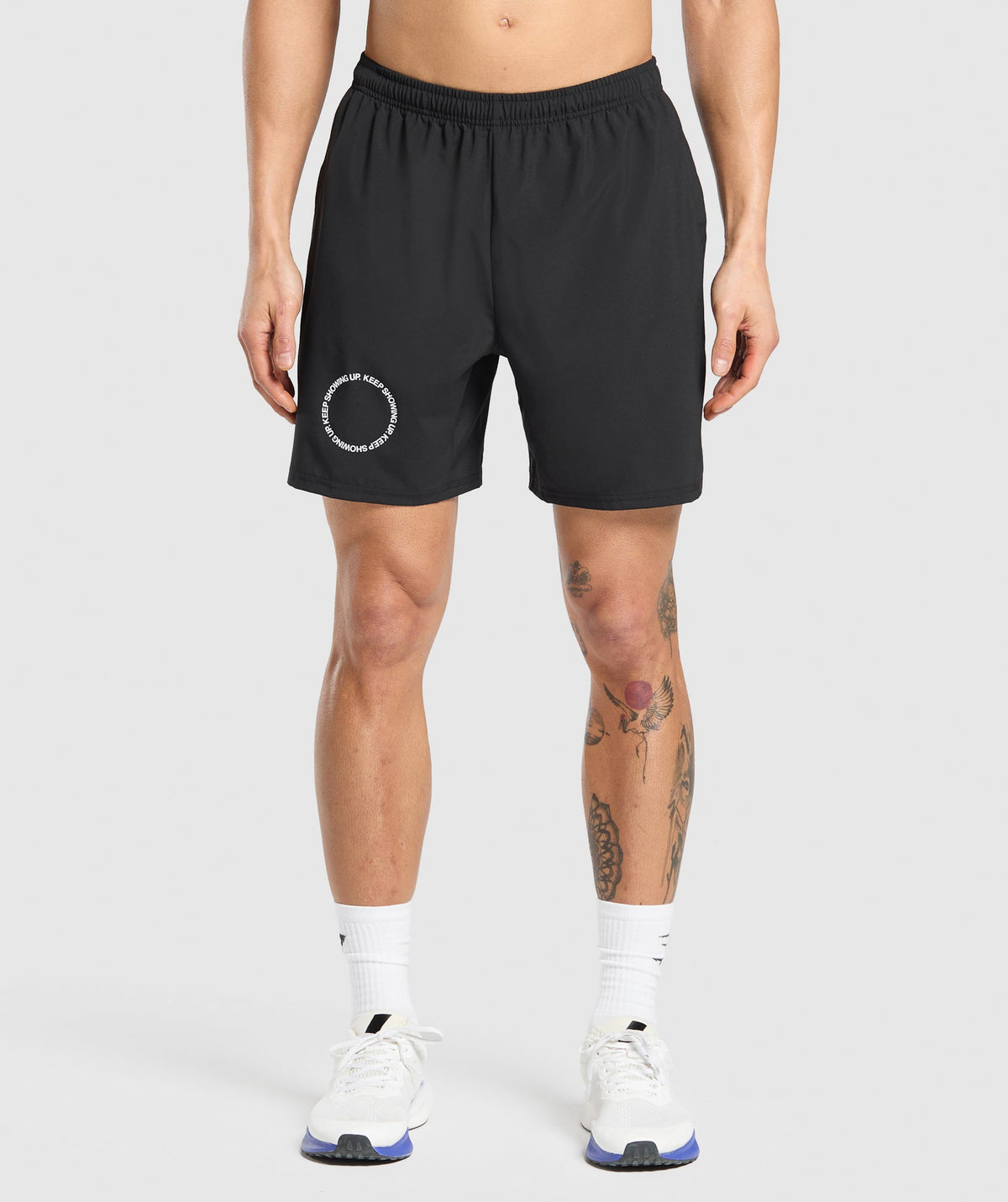 Keep Showing Up 7" Shorts - Black