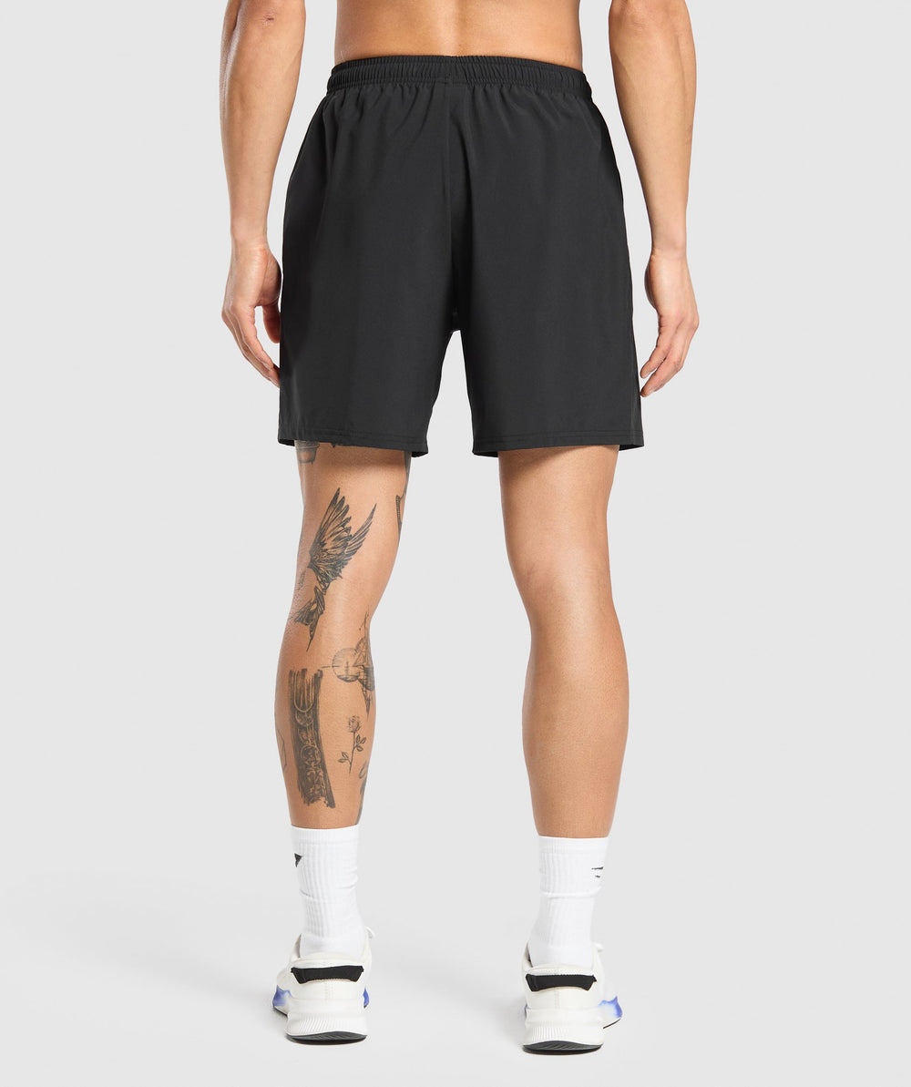 Keep Showing Up 7" Shorts - Black
