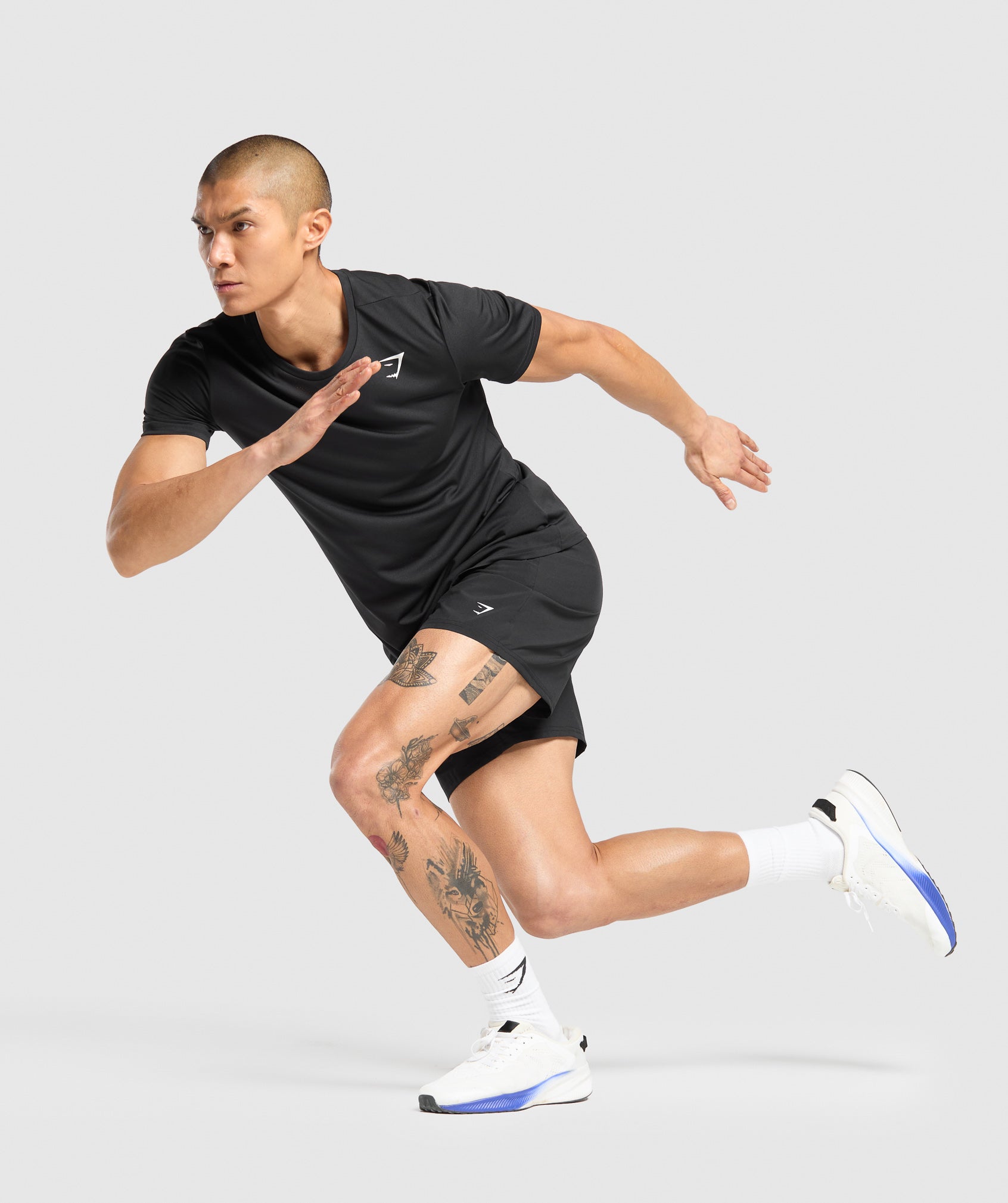 Keep Showing Up 7" Shorts - Black