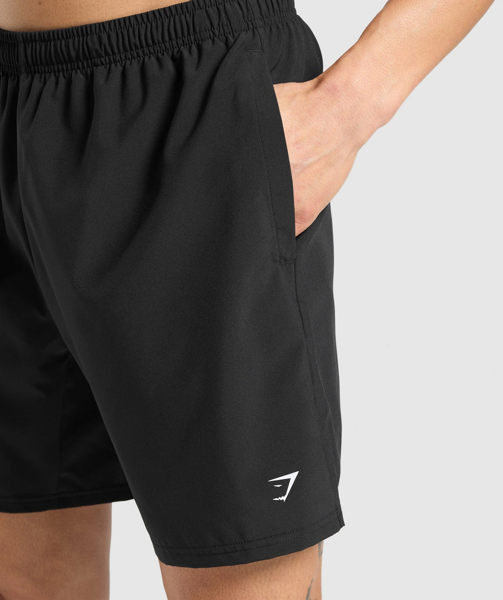 Keep Showing Up 7" Shorts - Black