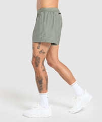 Running Shorts - Unit Green