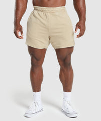 Power 5" Shorts - Desert Beige